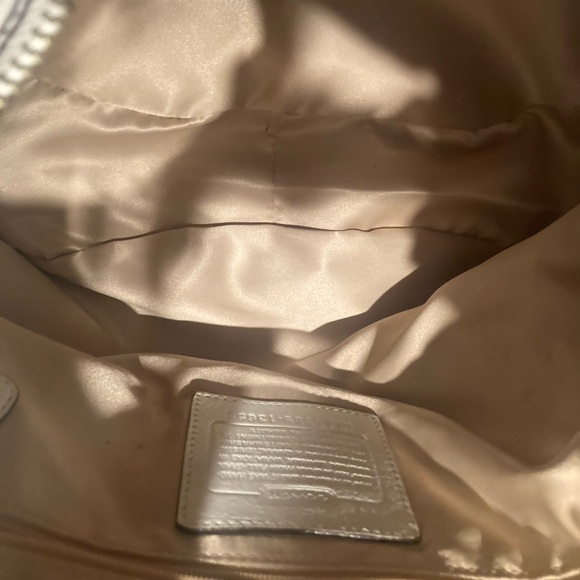 Coach Shoulder Bag Ali Leather Hobo B0969-13655 Soft Cream Winter White - Picture 7 of 10